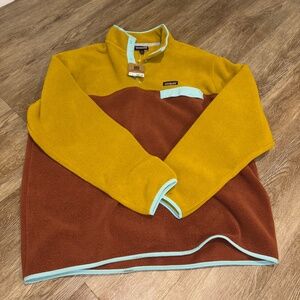 Men's XXL Sisu Brown Patagonia Lightweight Synchilla Snap-T Pullover